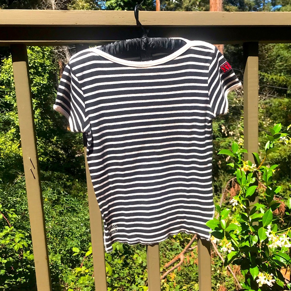 Gaultier Jeans boat neck shirt